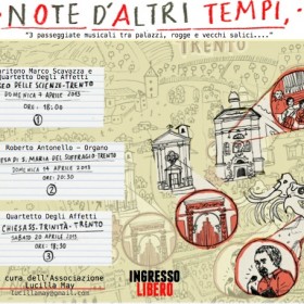 Note d'altri tempi musica antica