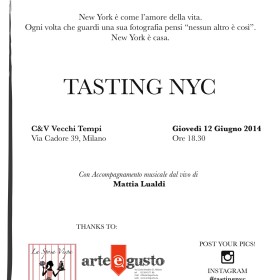 Mostra fotografica TASTING NYC a Milano